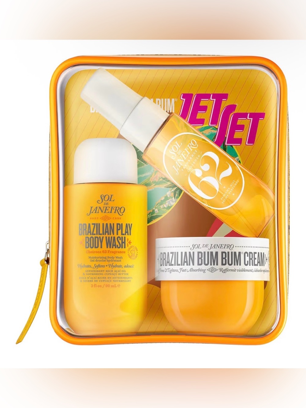 Sol de Janeiro Yellow Brazilian Play Body Wash & Bum Bum Cream Gift Set
